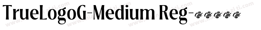 TrueLogoG-Medium Reg字体转换